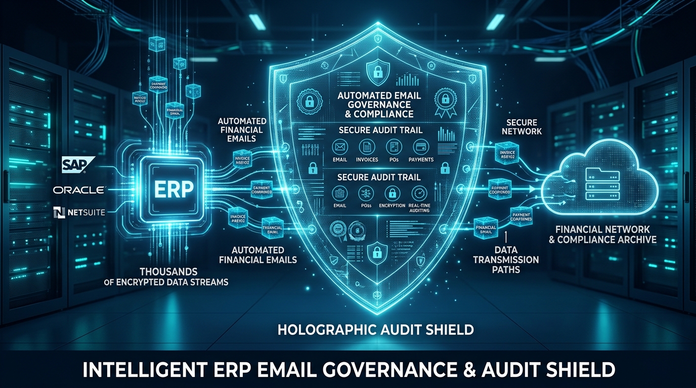 The ERP Email Governance Gap: Why Automated Financial Emails Fail Compliance Audits