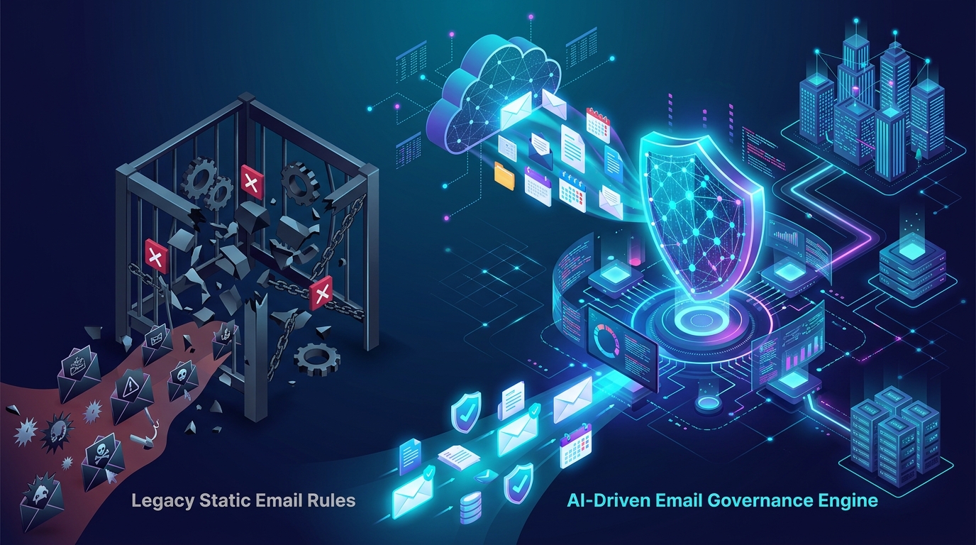 Email Rules Written Years Ago Can’t Keep Up With Today’s Risks: The Case for AI-Driven Email Governance