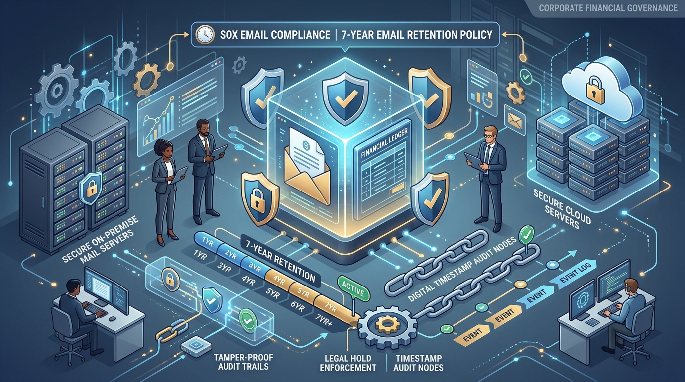 Sarbanes-Oxley Email Requirements: What SOX Actually Says About Retention